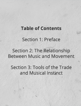 The Overture Table of Contents